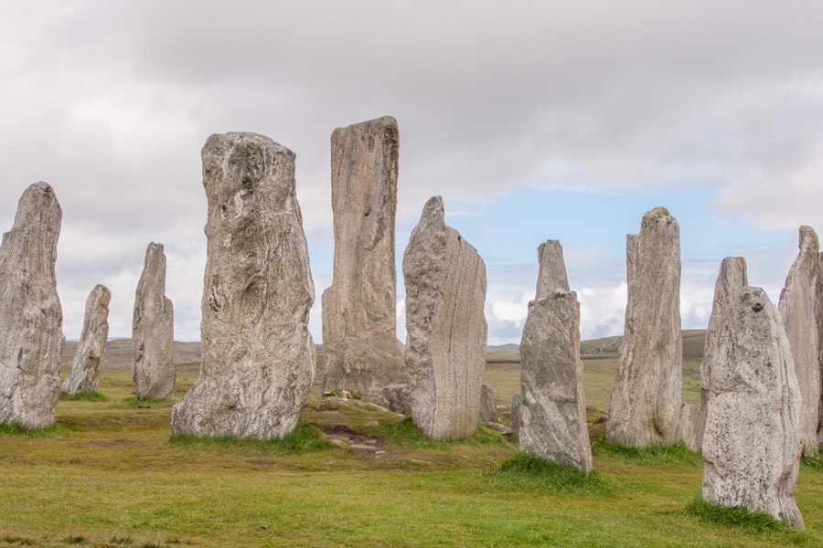 Callanish stone circle and chambered cairn in Uig, Ross and Cromarty